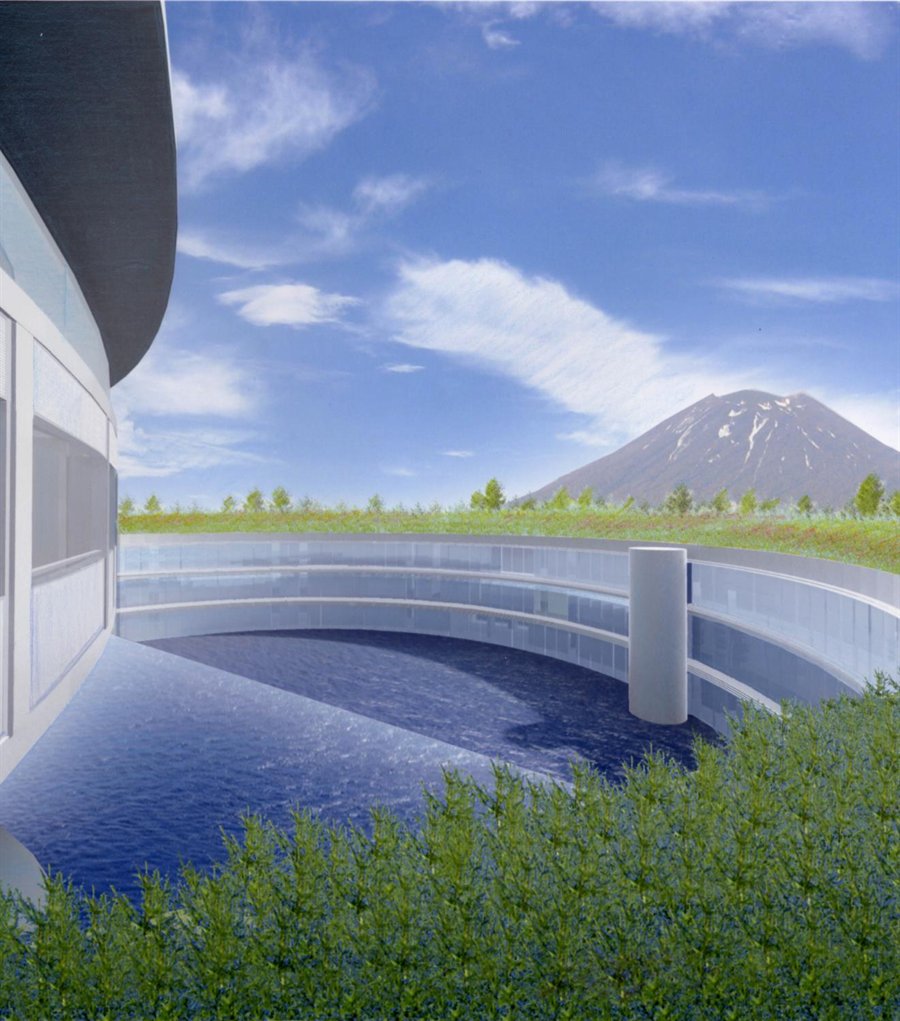 Luxury mansion concept with Mt Yotei view